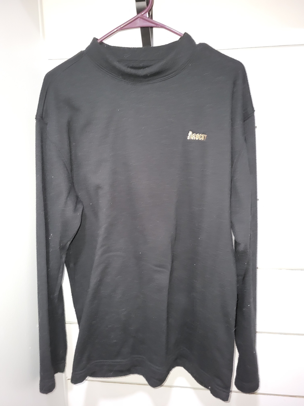 Rocky Men's Black Mock-Neck Sweater